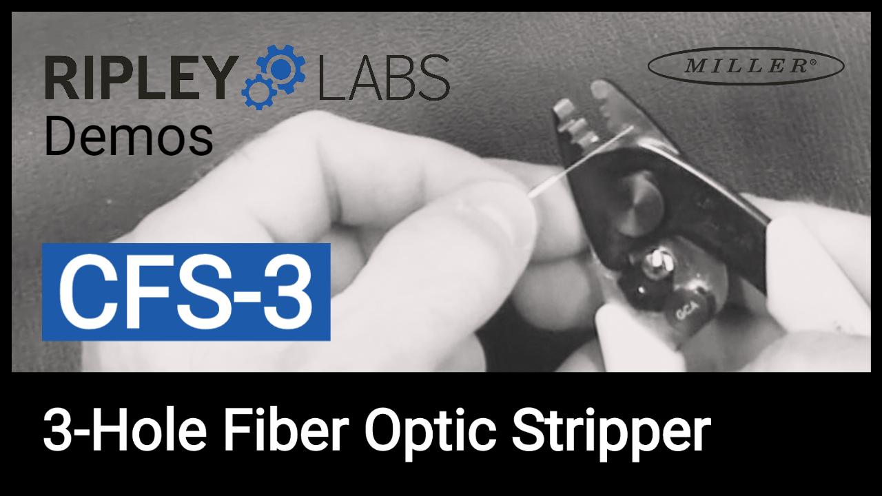 Miller® CFS-3 Three-Hole Fiber Optic Stripper